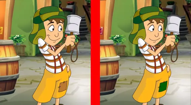Encuentra las 7 diferencias del chavo ¿Estas listo?