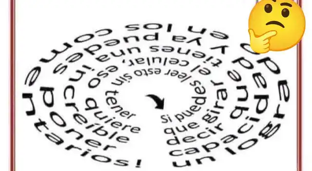 Solo tienes 20 segundos para poder encontrar la frase oculta en el acertijo visual