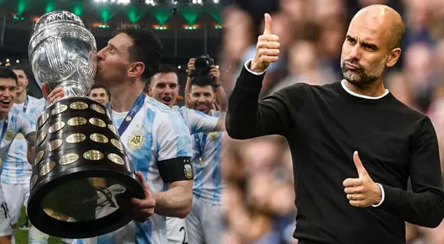 Pep Guardiola elogia a la Argentina de Scaloni Pep Guardiola elogia a la Argentina de Scaloni