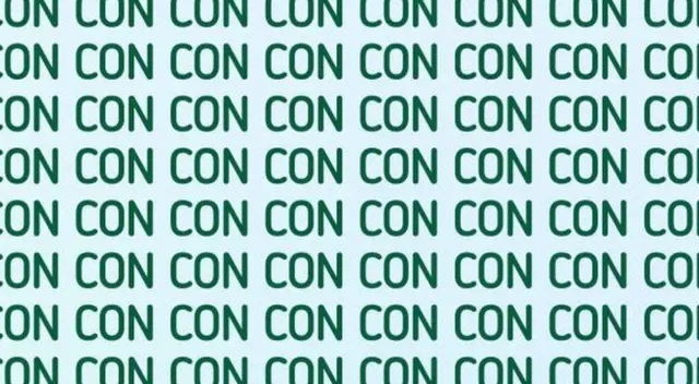 ¿Ves la palabra 'Son'? Solo el 2% de personas superaron este acertijo visual