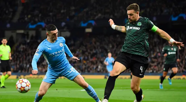 Manchester City y Sporting de Lisboa igualaron sin goles por Champions Leaague