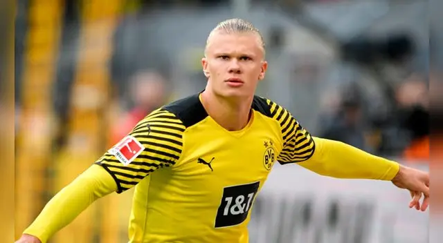 Erling Haaland firmó por el Borussia Dortmund en diciembre de 2019. Foto: EFE