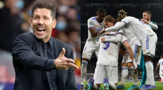 Diego Simeone elogió al Real Madrid Diego Simeone elogió al Real Madrid