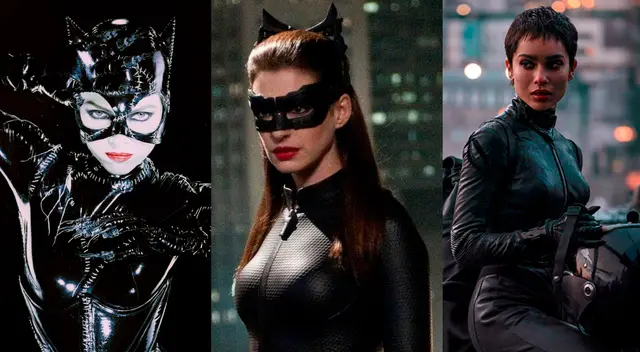 Michelle Pfeiffer, Anne Hathaway y Zoë Kravitz fueron consideradas las mejores Catwoman. Michelle Pfeiffer, Anne Hathaway y Zoë Kravitz fueron consideradas las mejores Catwoman.