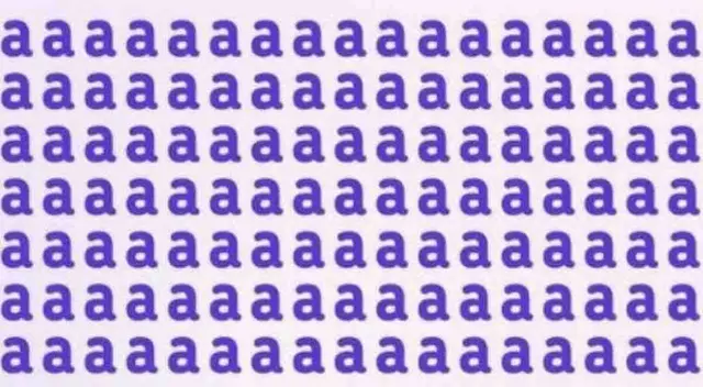 Resuelve este reto visual en donde deberás encontrar la letra E