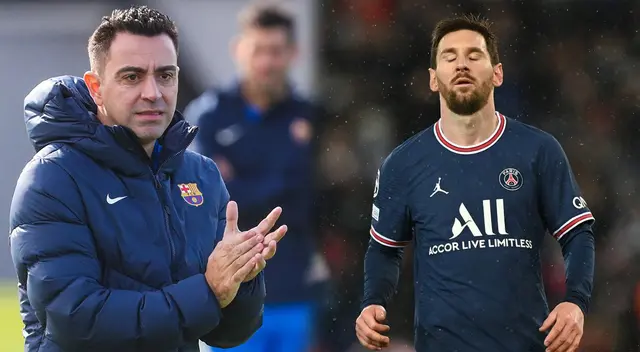 Xavi Hernández confesó que consoló a Lionel Messi