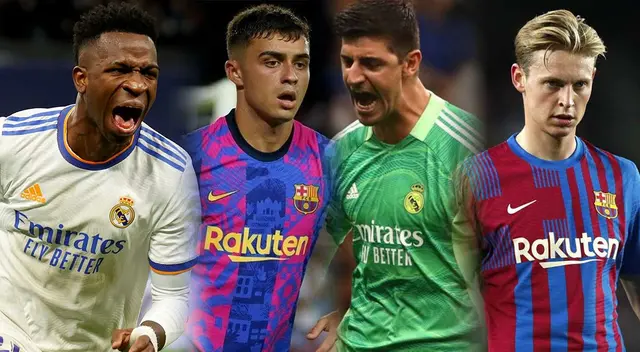 Real Madrid vs Barcelona: plantel más caro