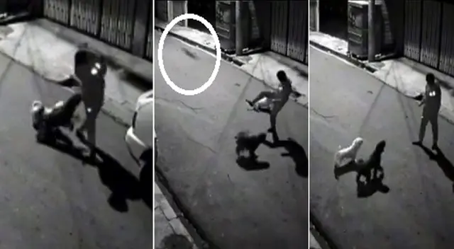 Hombre perdió su zapato cuando intentaba defenderse de unos perritos