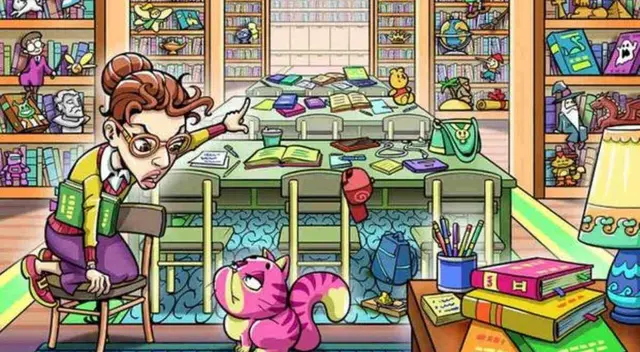 ¿Ves al ratón escondido en la biblioteca? El 98% falló en este reto visual ¿Ves al ratón escondido en la biblioteca? El 98% falló en este reto visual