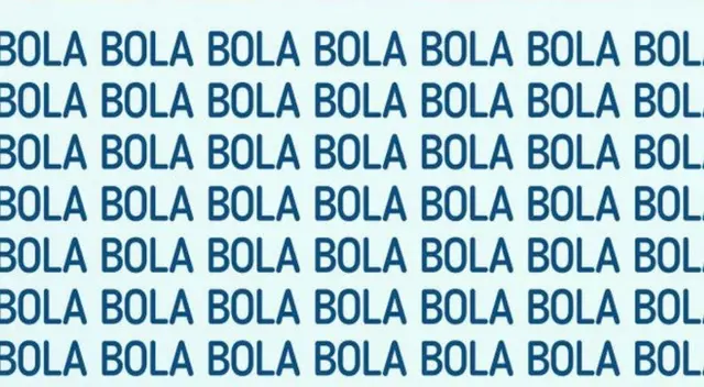 ¿Ves la palabra 'Bula'? Tienes 5 segundos para resolverte este acertijo visual ¿Ves la palabra 'Bula'? Tienes 5 segundos para resolverte este acertijo visual