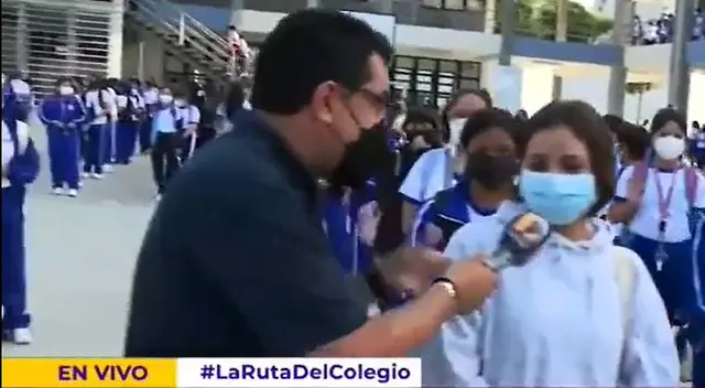Viral: reportero consulta a una estudiante por el regreso a clases pero respuesta lo deja en shock Viral: reportero consulta a una estudiante por el regreso a clases pero respuesta lo deja en shock