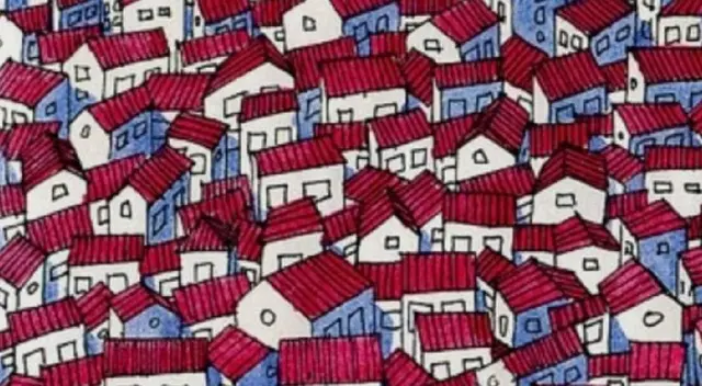 ¿Dónde está la mujer oculta entre las casas? Encuéntrala en solo 10 segundos ¿Dónde está la mujer oculta entre las casas? Encuéntrala en solo 10 segundos