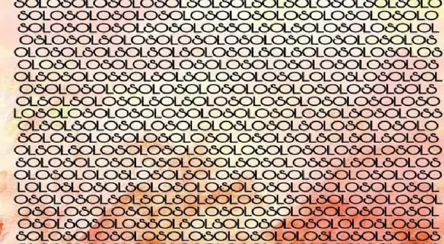 ¿Logras ver la palabra 'Bolo'? Solo tienes 15 segundos para ubicarla ¿Logras ver la palabra 'Bolo'? Solo tienes 15 segundos para ubicarla