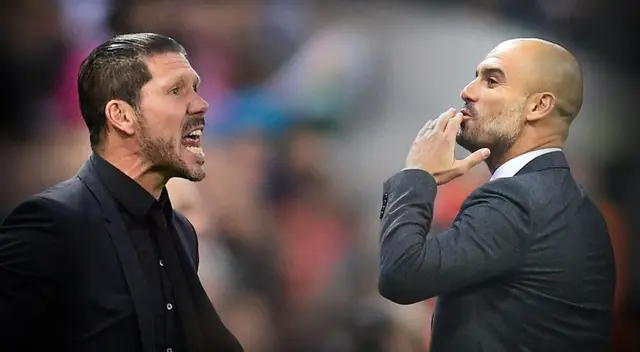 Simeone y Guardiola se enfrentarán por la Champions League