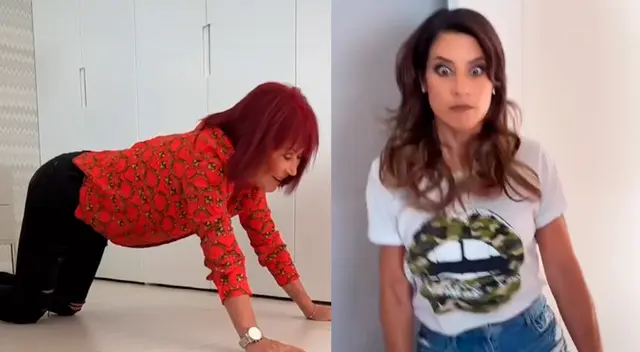 Lucha Copello no se quedó atrás y al mismo estilo de Anitta bailó la canción Envolver. Lucha Copello no se quedó atrás y al mismo estilo de Anitta bailó la canción Envolver.