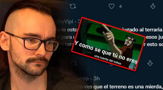 Descubren que ElXokas tenía cuenta falsa para insultar en redes