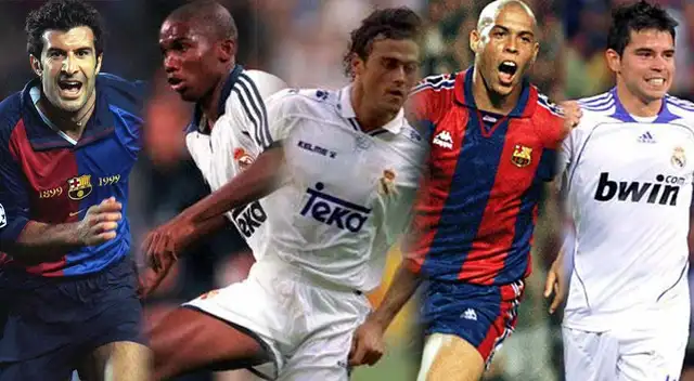 Jugadores que estuvieron en Real Madrid y Barcelona