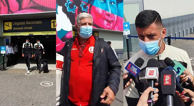 Universitario regresó a Lima tras derrota ante Binacional.