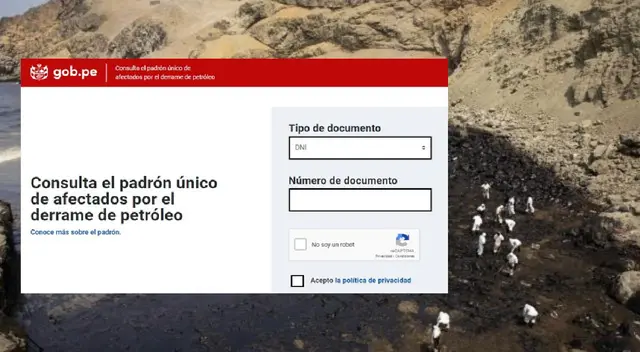 Empresa Repsol inició con la entrega del bono para las personas afectadas por el derrame de petróleo