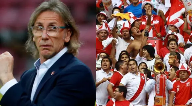 Aficionados peruanos buscan que Ricardo Gareca no deje la Bicolor.