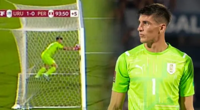 Sergio Rochet fue titular ante Perú, en el último duelo de Uruguay.