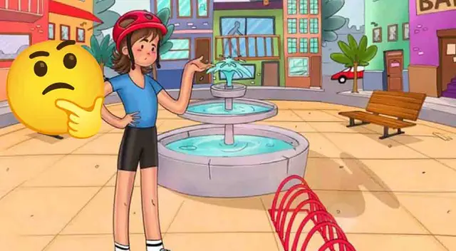 Encuentra la bicicleta de la niña que se ha extraviado en 10 segundos
