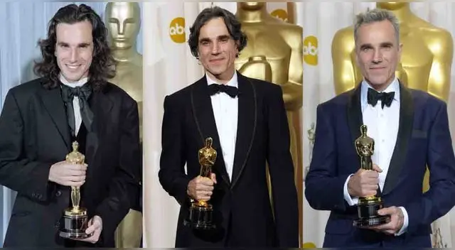 Daniel Day-Lewis es el actor con más estatuillas en la historia de los Premios Oscar.