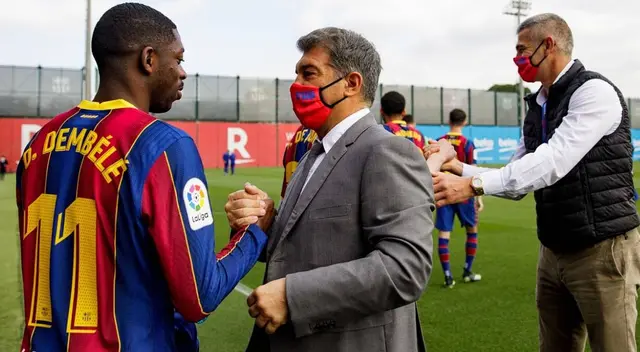 Ousmane Dembélé llegó a mediadios del 2017 procedente del Borussia Dortmund.