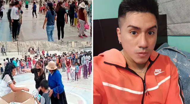 Sideral resaltó haber ayudado a niños de Lima con chocolatada