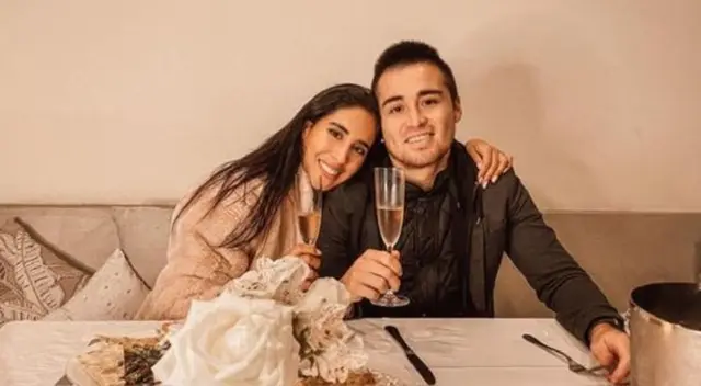Melissa Paredes y Rodrigo Cuba son la pareja perfecta en un libro educativo.