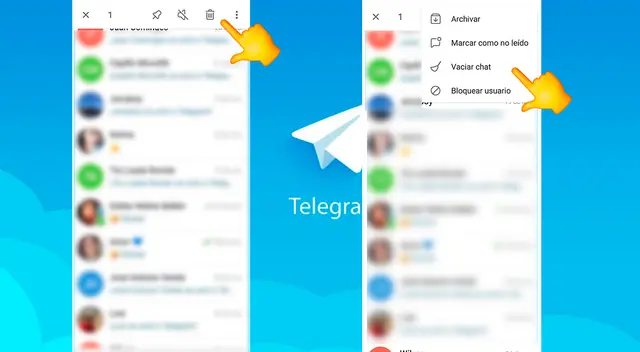  Telegram: eliminar/borrar chats que son irrelevantes    