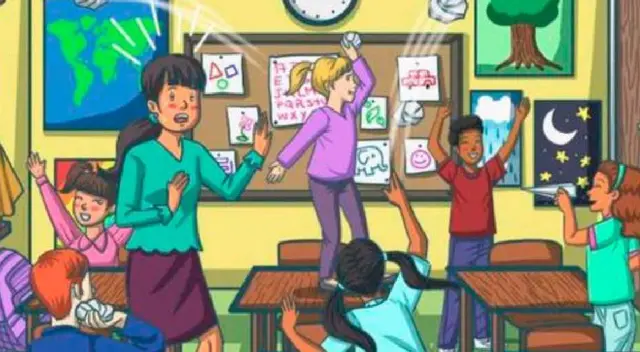 ¿Ves la cartuchera perdida en el salón de clases? Tienes solo 10 segundas para encontrarla ¿Ves la cartuchera perdida en el salón de clases? Tienes solo 10 segundas para encontrarla