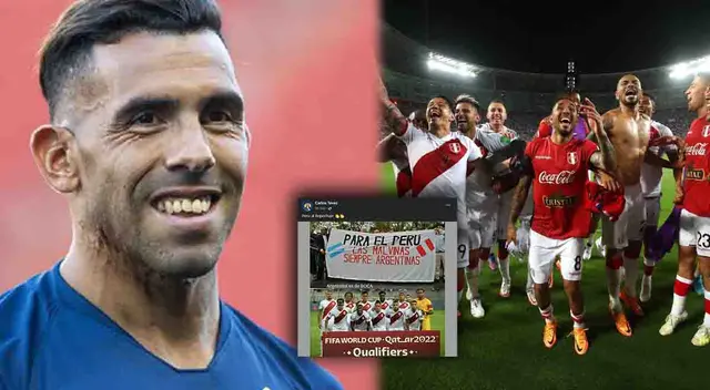 Carlos Tévez envió emotivo mensaje a Perú tras conseguir su pase al repechaje Carlos Tévez envió emotivo mensaje a Perú tras conseguir su pase al repechaje