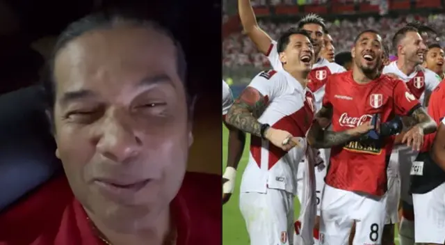 Reinaldo Dos Santos celebra su acierto en partido de la Selección Peruana. Reinaldo Dos Santos celebra su acierto en partido de la Selección Peruana.