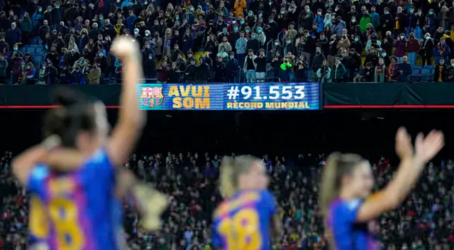 Barcelona rompe récord mundial de asistencia Barcelona rompe récord mundial de asistencia