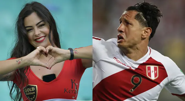Lapadula está impregnado en el cuerpo de Larissa Riquelme.