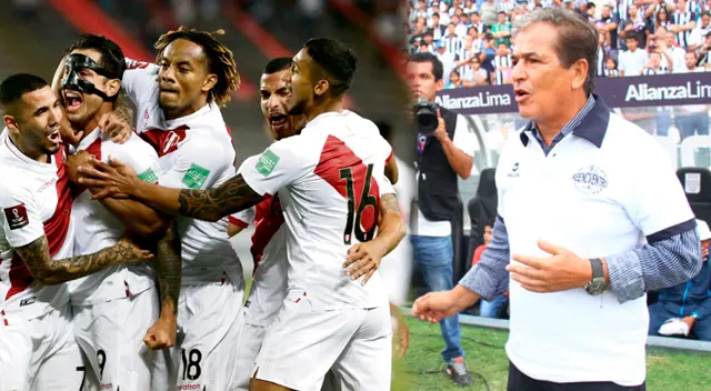 Jorge Luis Pinto mostró su apoyo a Perú