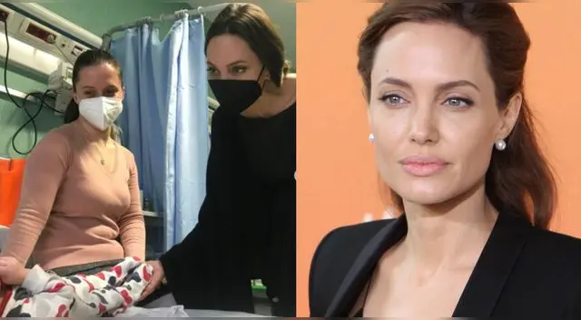 Angelina Jolie mostró su solidaridad con niños ucranianos hospitalizados. Angelina Jolie mostró su solidaridad con niños ucranianos hospitalizados.
