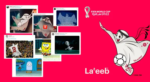 Los memes de la mascota del Mundial Qatar 2022 inundaron las redes sociales. Los memes de la mascota del Mundial Qatar 2022 inundaron las redes sociales.