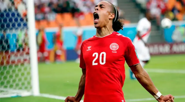 Revisa qué es de Yussuf Poulsen, el delantero que le convirtió un gol a Perú con Dinamarca