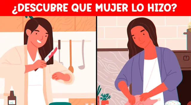 ¿Quién de ellas es la culpable? Usa tus habilidades como detective y supera el acertijo. ¿Quién de ellas es la culpable? Usa tus habilidades como detective y supera el acertijo.
