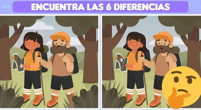 ¿Podrás hallar las 6 diferencias en los turistas? Solo el 5% superó este acertijo visual