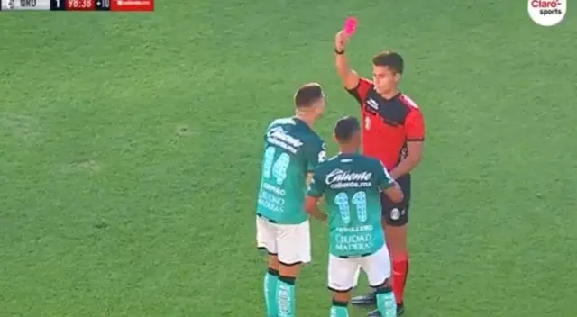 Santiago Ormeño se fue expulsado. Santiago Ormeño se fue expulsado.