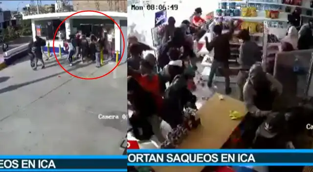 Reportan saqueos y ataques en Ica en medio de paro de transportistas.