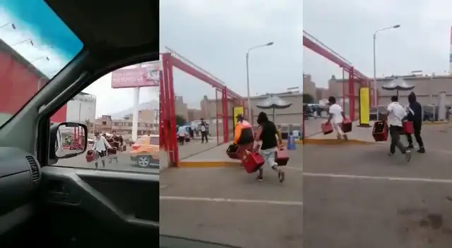 ¡Lo último! Vándalos aprovechan paro nacional y se roban cajas de cerveza de Makro en Trujillo ¡Lo último! Vándalos aprovechan paro nacional y se roban cajas de cerveza de Makro en Trujillo