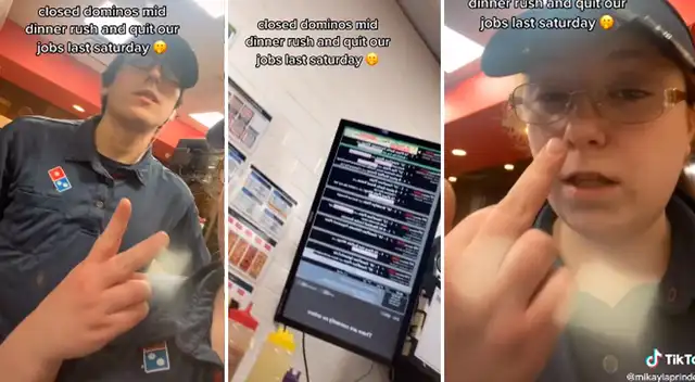 Joven renuncia a Domino's tras malos tratos y problemas con ratones - VIDEO
