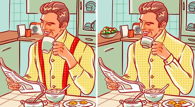 Reto visual: encuentra las diferencias ocultas; solo un 10% rompió el récord a tiempo Reto visual: encuentra las diferencias ocultas; solo un 10% rompió el récord a tiempo