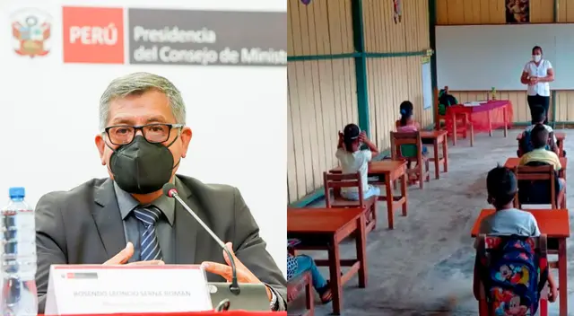 Rosendo Serna señaló que los escolares volverán a las aulas el miércoles 6 de abril. Rosendo Serna señaló que los escolares volverán a las aulas el miércoles 6 de abril.