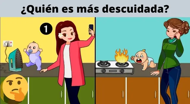 ¿Quién es más descuidada? Tienes 10 segundos para resolver este acertijo nivel EXTREMO