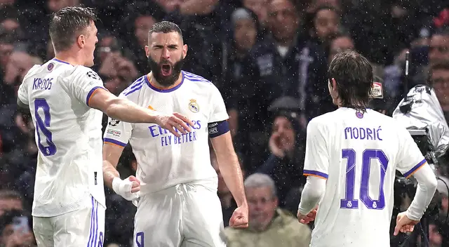 Karim Benzema anotó un hat-trick en la victoria del Real Madrid Karim Benzema anotó un hat-trick en la victoria del Real Madrid
